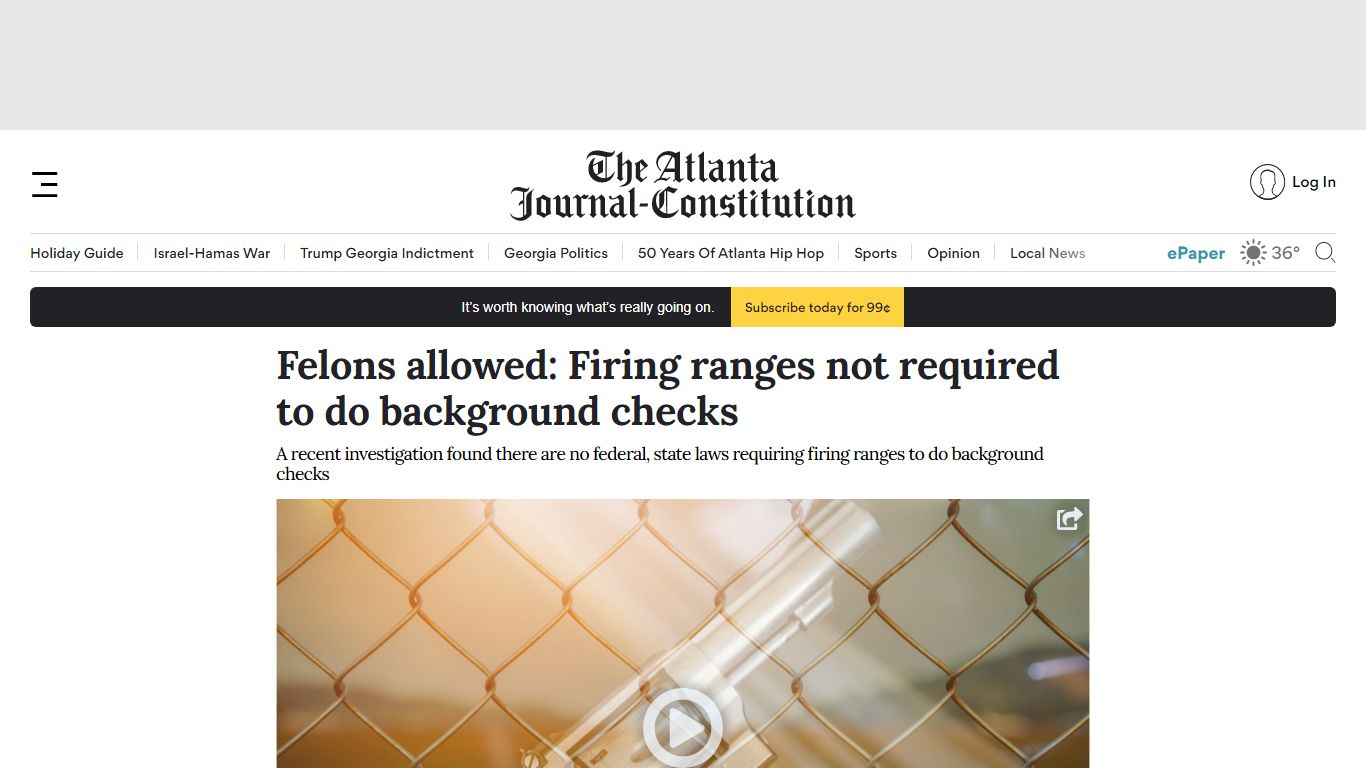 Felons allowed: Firing ranges not required to do background checks